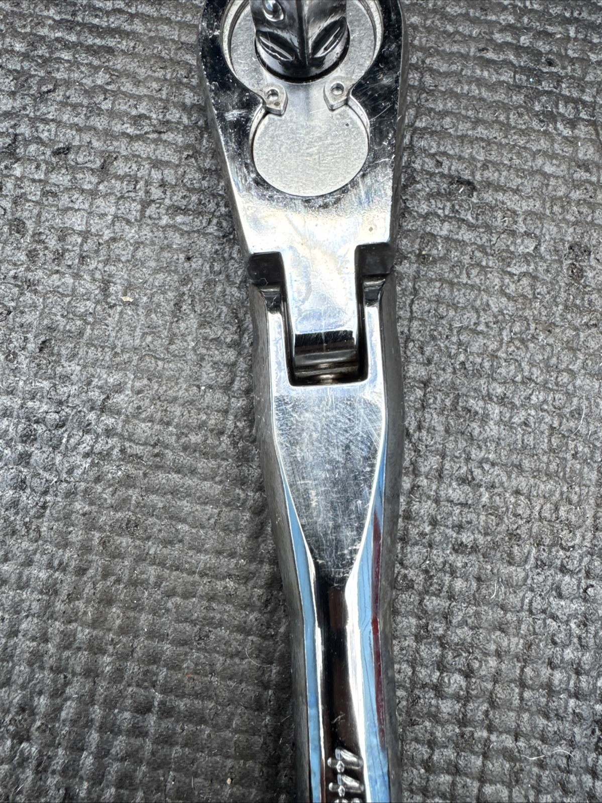 Sears Craftsman 12″ Flex Head Ratchet 3/8″ Drive Black 44836 KZ USA Nos