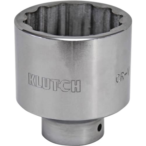 Klutch Socket, SAE, 2 1/16in., 3/4in.-Drive, 12-Pt.