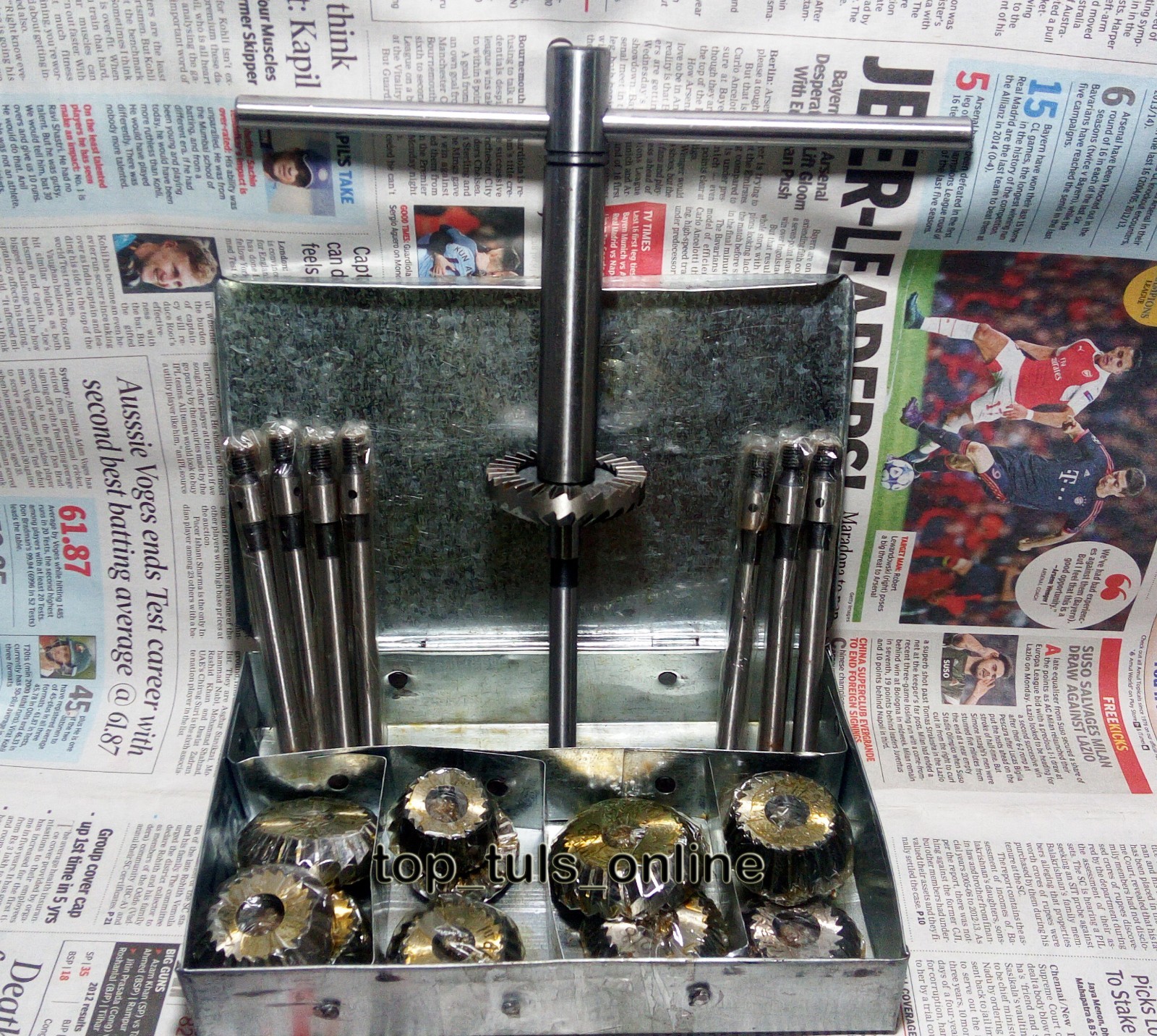 VALVE SEAT RESTORATION TOOL KIT HIGH CARBON STEEL 12 CTR + 8 STEMS +2 ARBR+ RODS