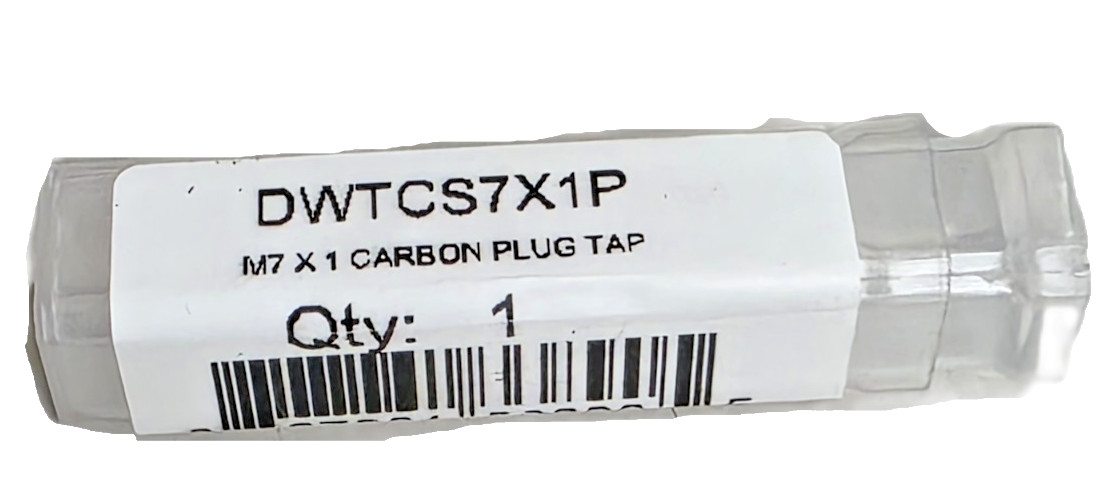 M7 X 1.0 Plug Tap Metric 7MM Irwin 1731 ZR Carbon Steel Hand Tap 4FL