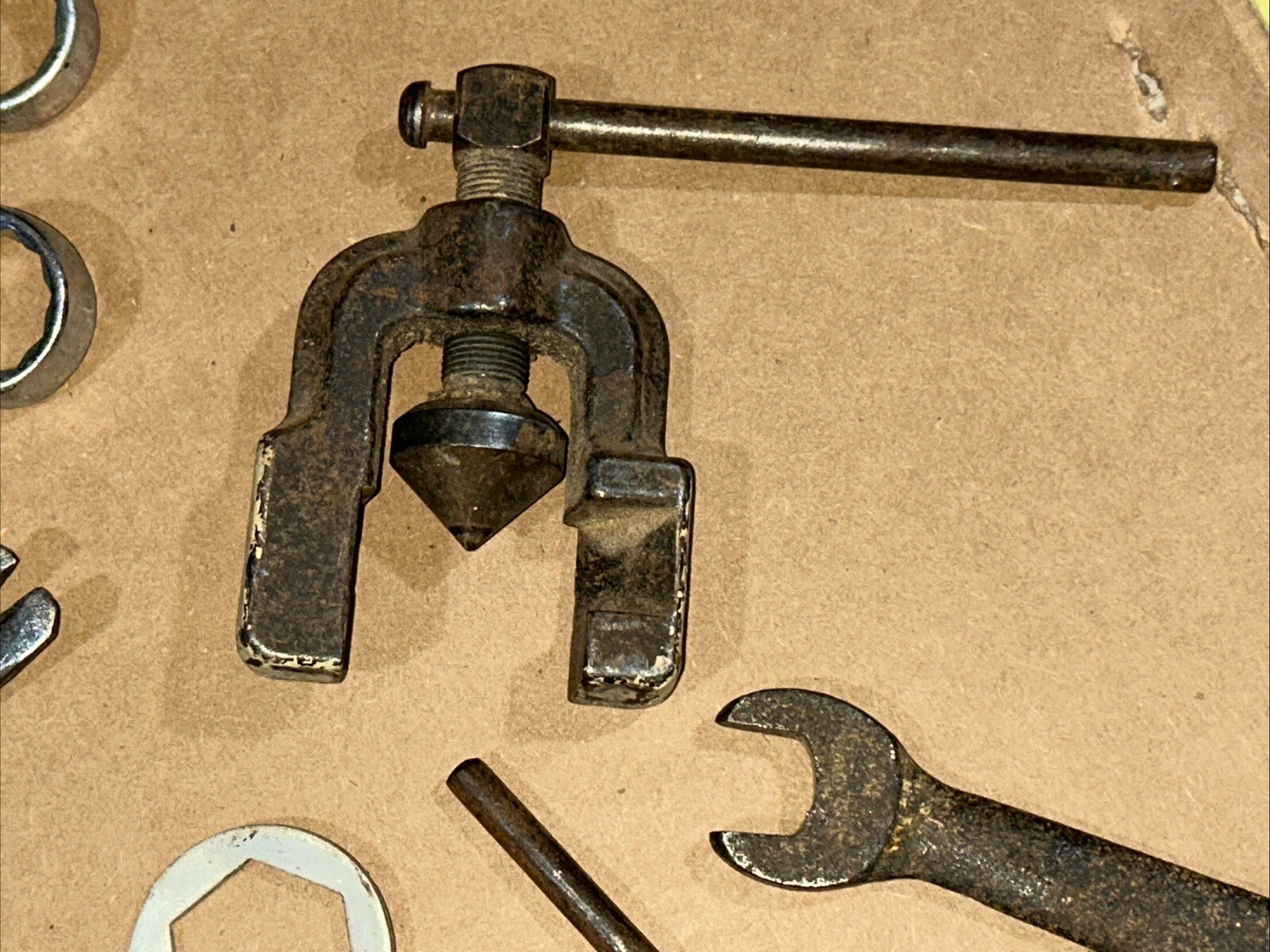 15 piece miscellaneous wrenches and other tools