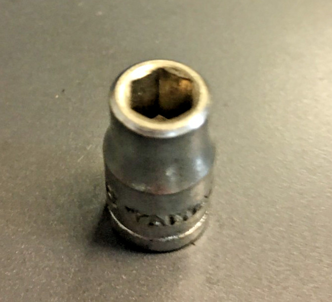 6MM SOCKET, 6 POINT, 1/4″ DRIVE, CHROME FINISH, TAIWAN