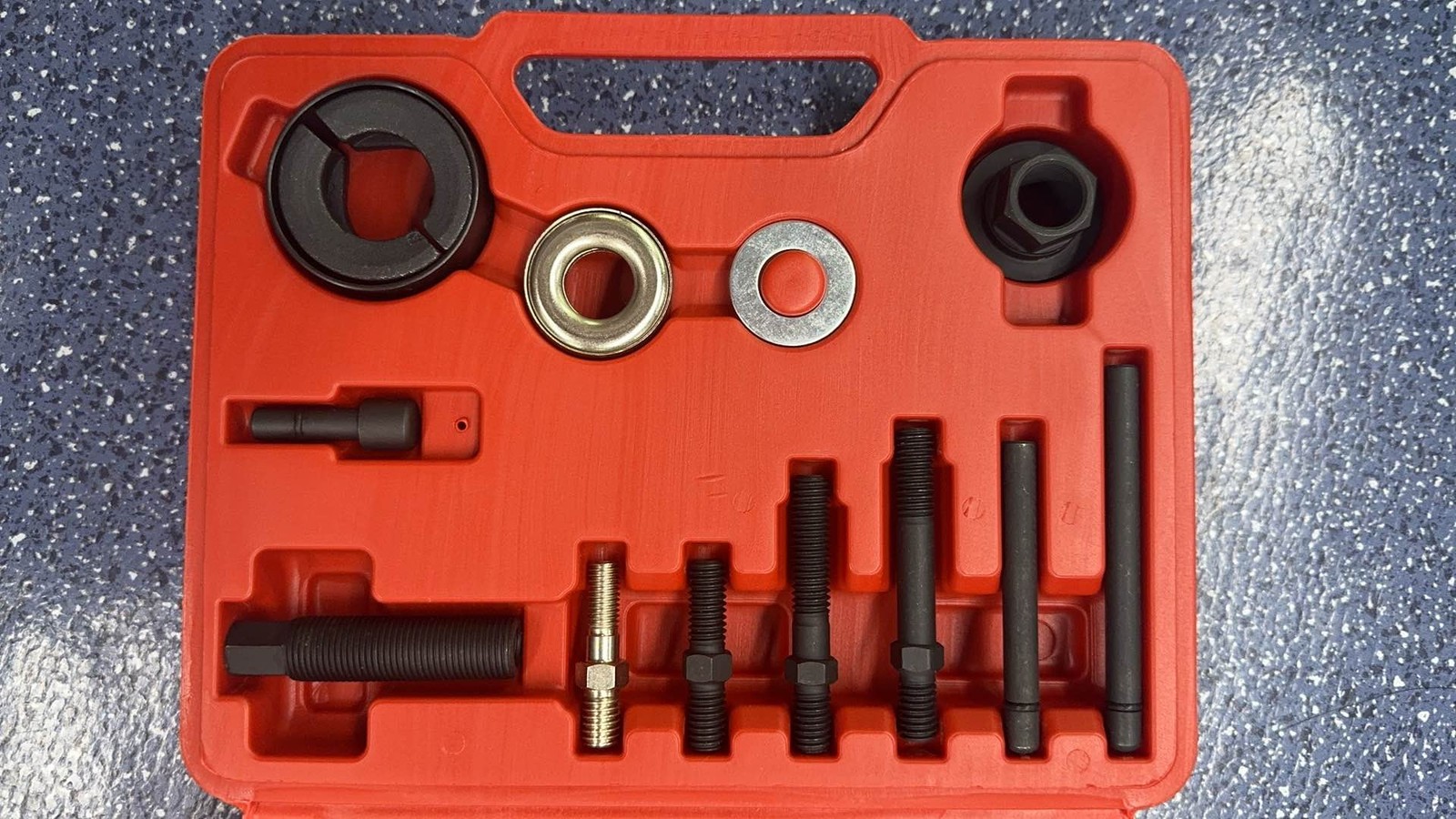 Power Steering Pump Pulley Puller Installer 13Pcs Set For Ford GM Alternator Kit