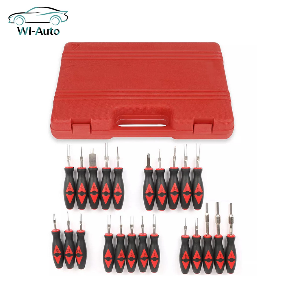 23pcs/set Universal Automotive Terminal Release Removal Remover Tool Kit + Case