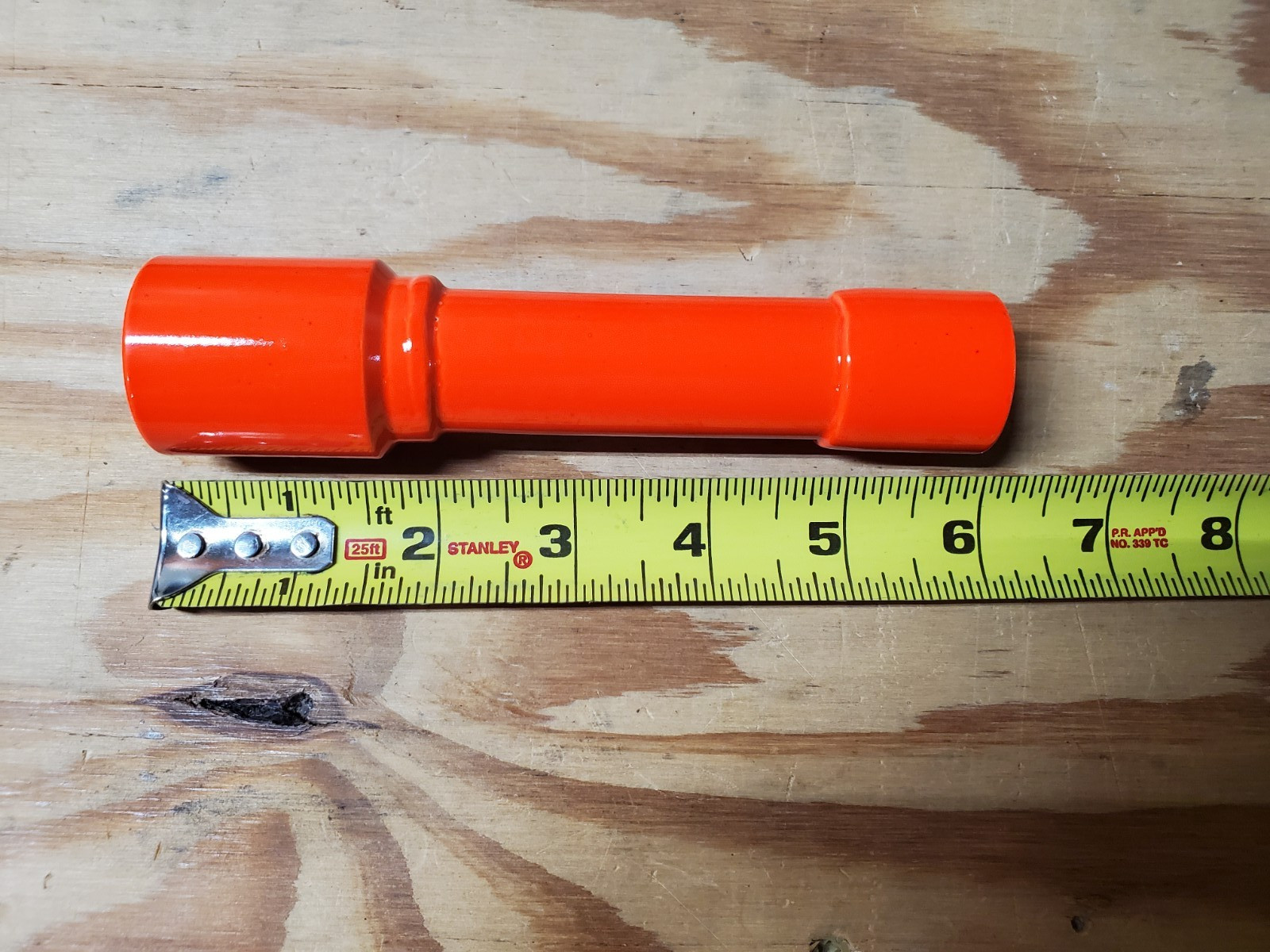 Lug Nut Pit Extension Socket 1/2 in Drive, 6 in Long, 1 Inch Hex, Steel