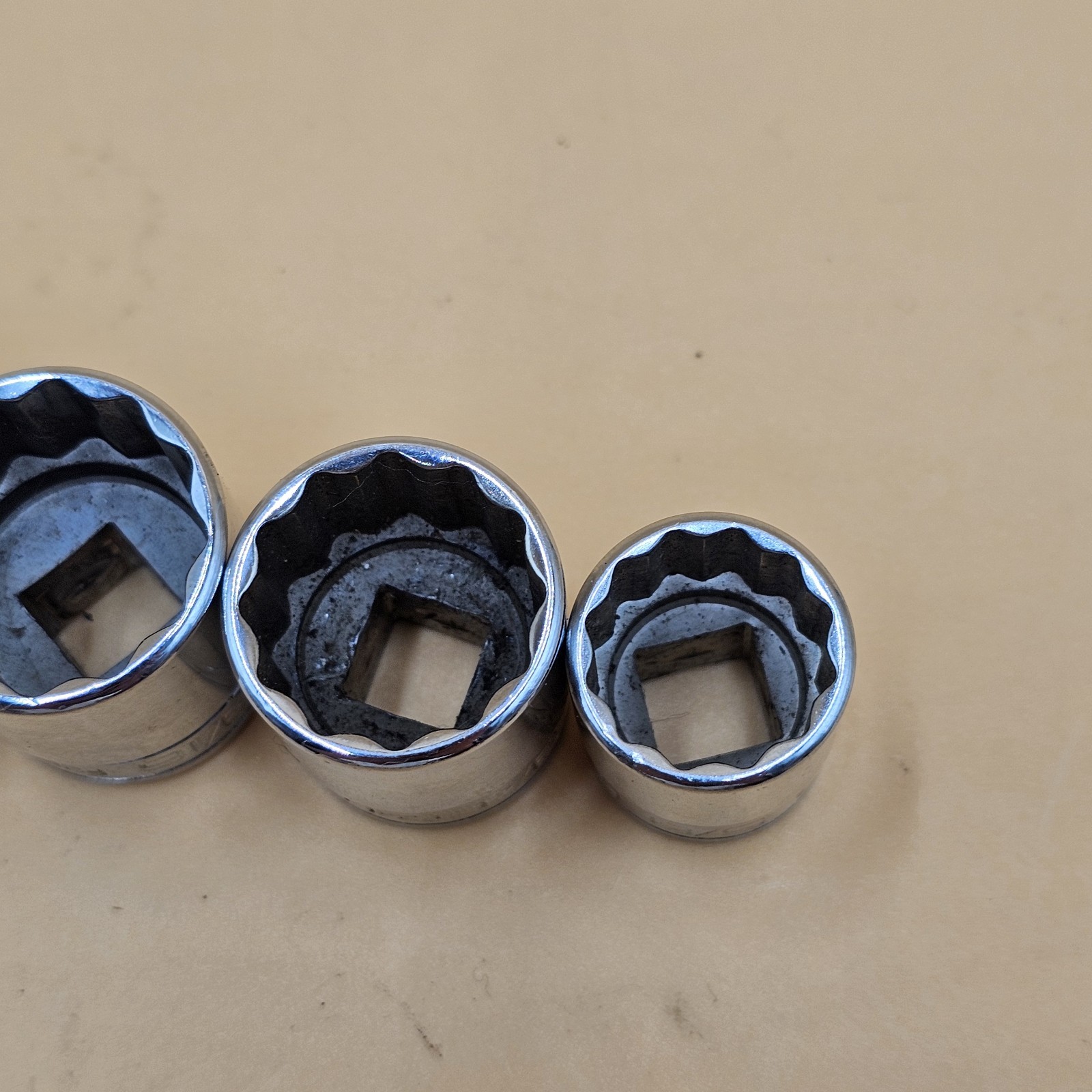 Snap On Socket Set Of Five F201, F241, F261, F281, F301