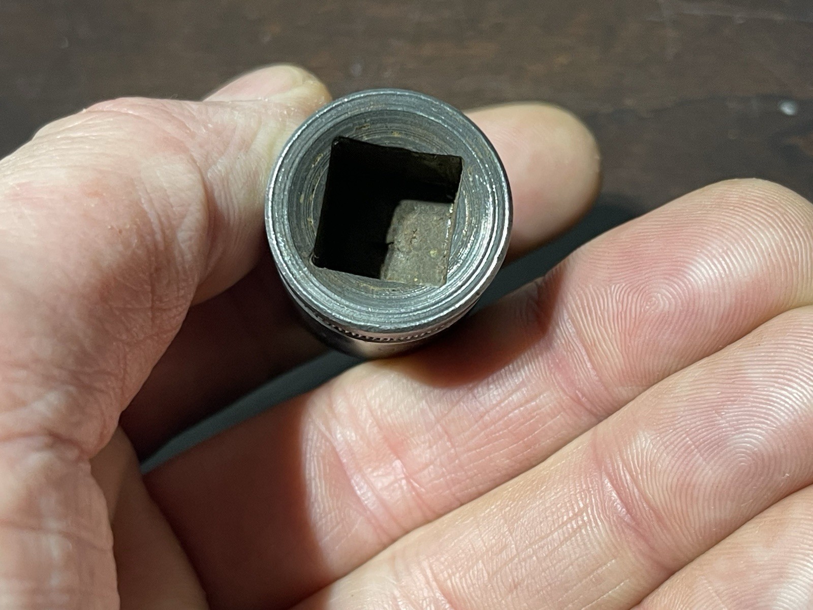 Craftsman Drag Link Socket 1/2″ Drive Circle H Series Knurled VTG