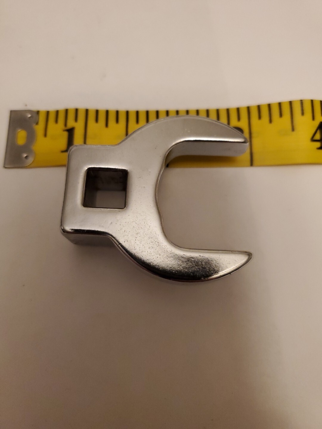 (1) VIM # 7021 Polished CHROME CROWS FOOT 1-1/8 in. 3/8 Drive Made USA 3.3 Oz.