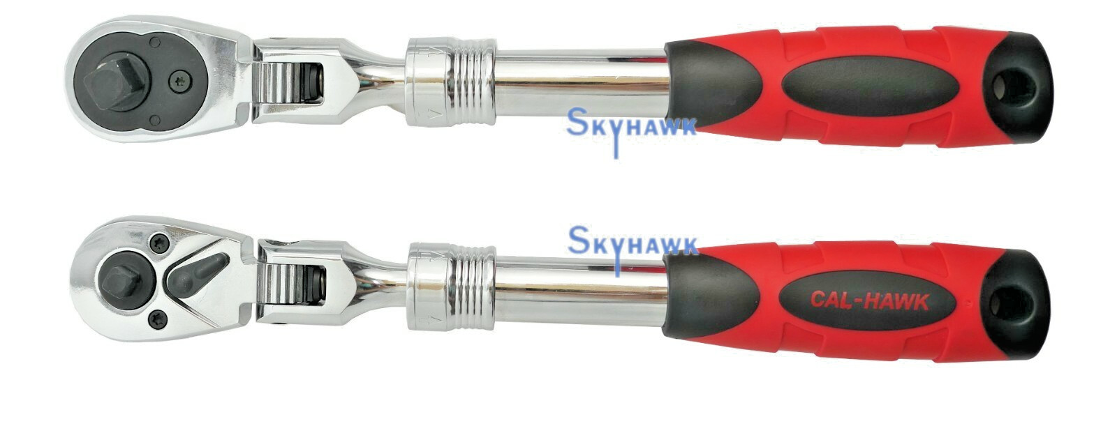 3/8″ X 1/4″ Dual Extendable Flex Head Ratchet Wrench 72 Tooth TAIWAN MADE