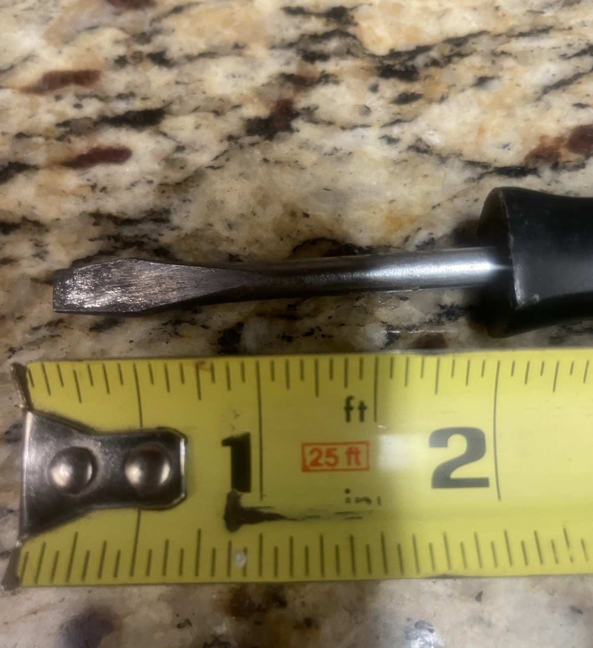 2 Snap-on Old Black Handle Slotted Screwdrivers Chrome Vanadium 1 Stubby- 1 7.5”