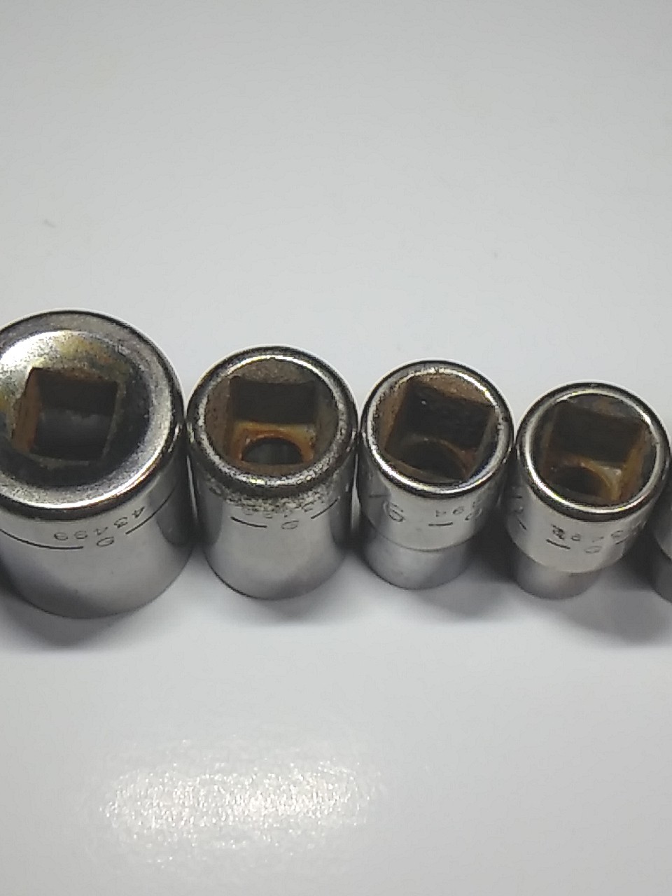 Craftsman 6pc 1/4″ Drive-G Series-Shallow SAE 6pt Socket Set Made In USA