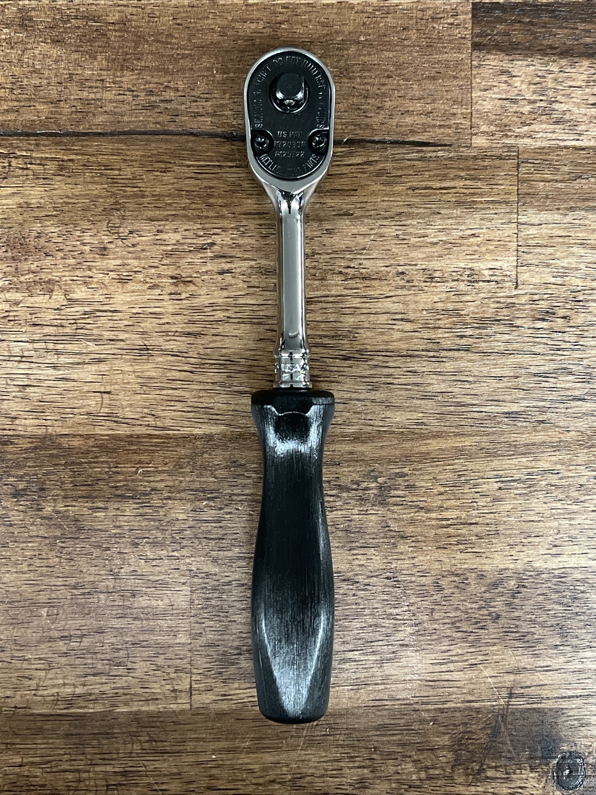 *New* Snap On 1/4″ THLD72 BLACK Hard Handle Ratchet – FREE SHIPPING