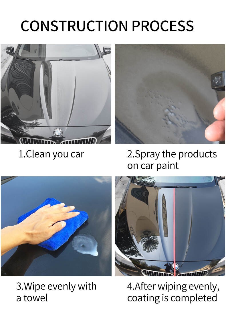 CAR SCRATCH REMOVER SPRAY  CERAMIC COATING PAINT FANTASTIC XML (10 oz Bottle)