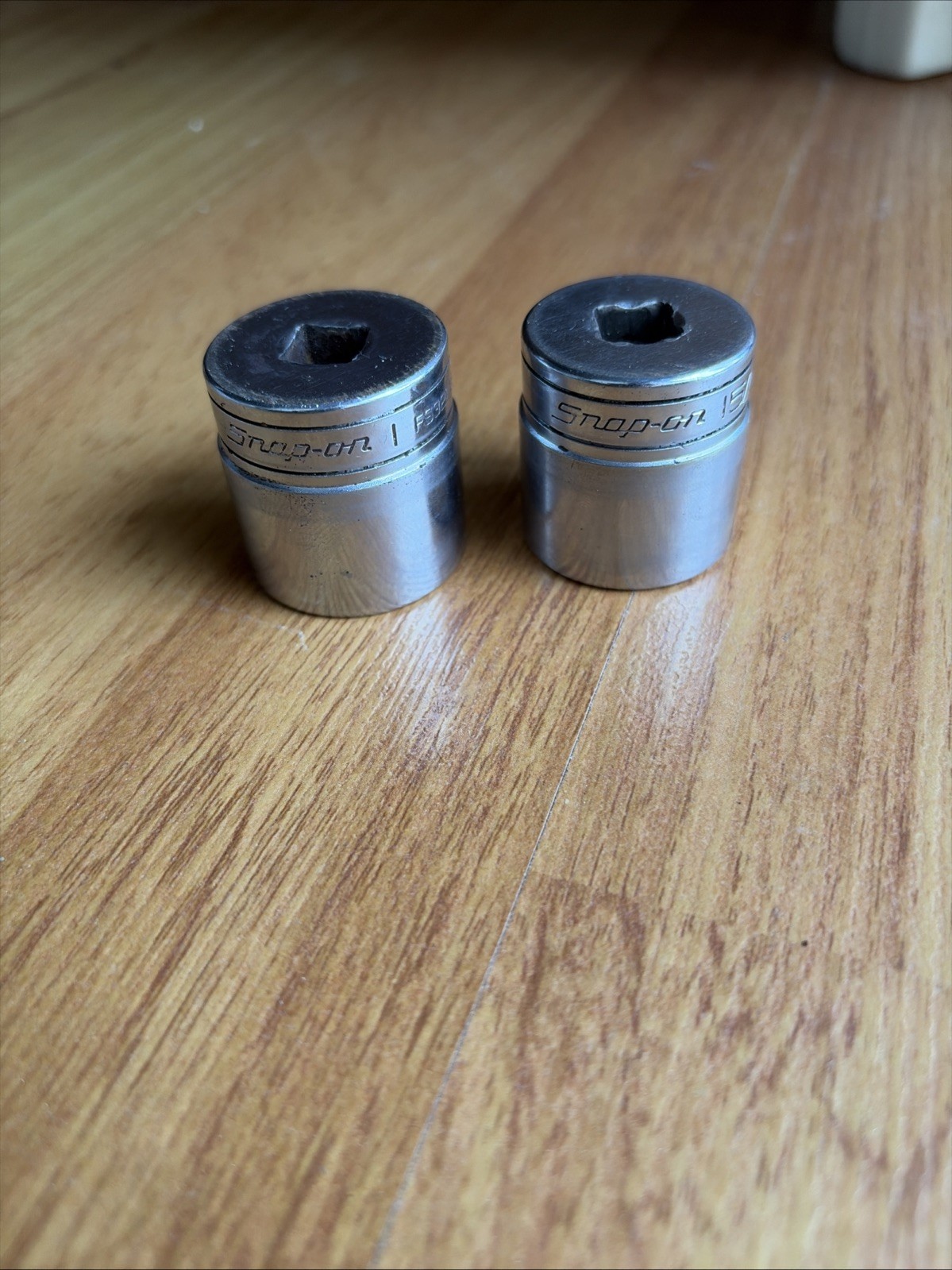 Snap-On Tools 3/8″ drive 15/16″ & 1″ 6-point SHALLOW Sockets FS301 FS321