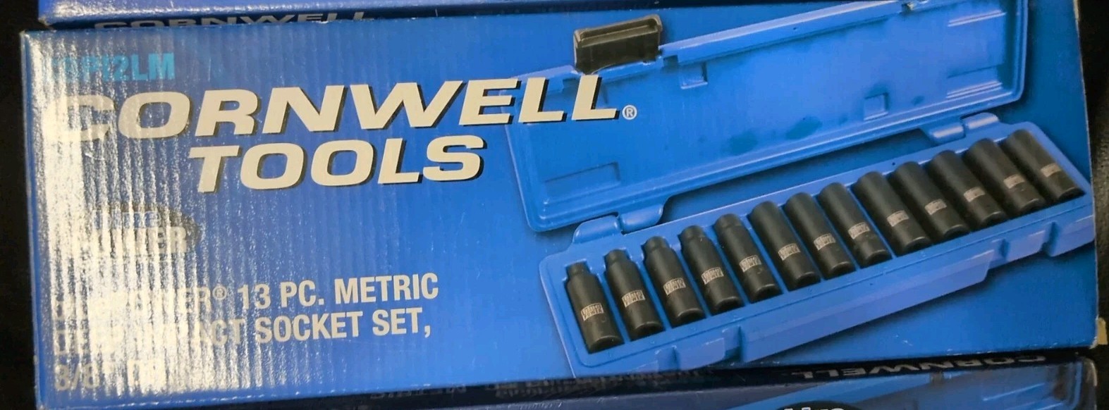 Cornwell CBP2LM , CBP2M And CBPI2LM . 3 Sets Of 13 Pieces Metric 3/8 Drive NEW