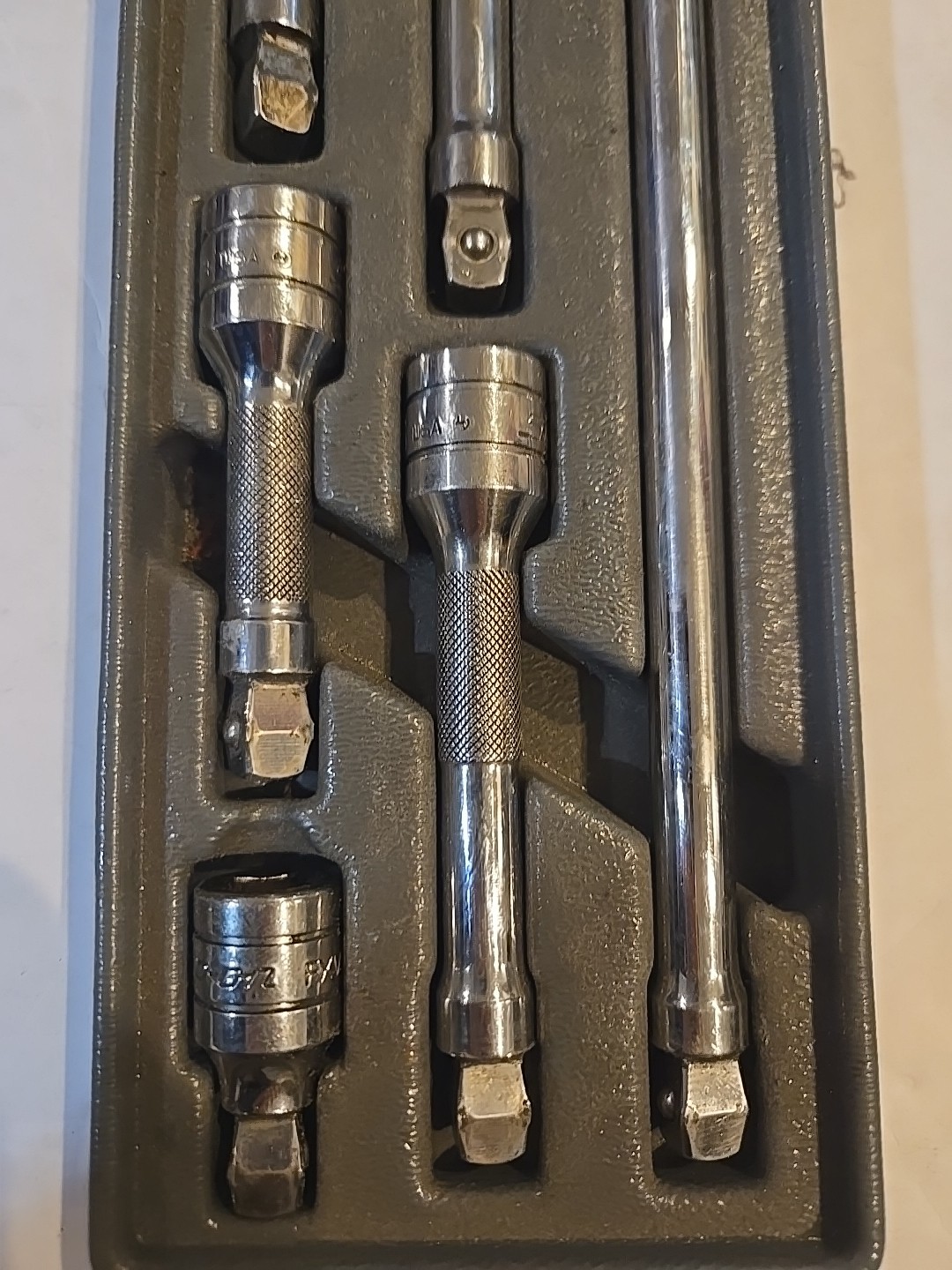 For Snap-On Tools 6pc 3/8″ Drive Knurled Wobble Socket Extension Set 206AFXW