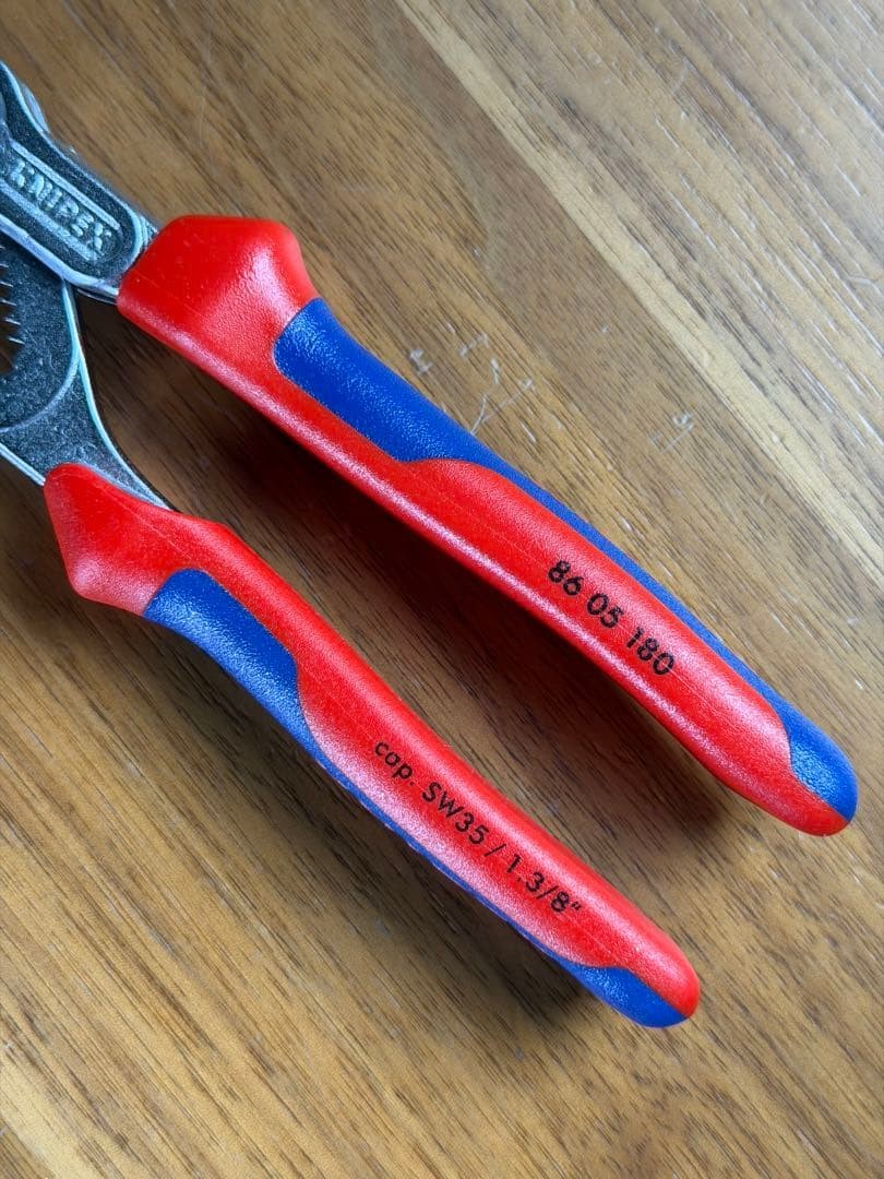 GeRMan made KNIPEX 8605-180 pliers wrench