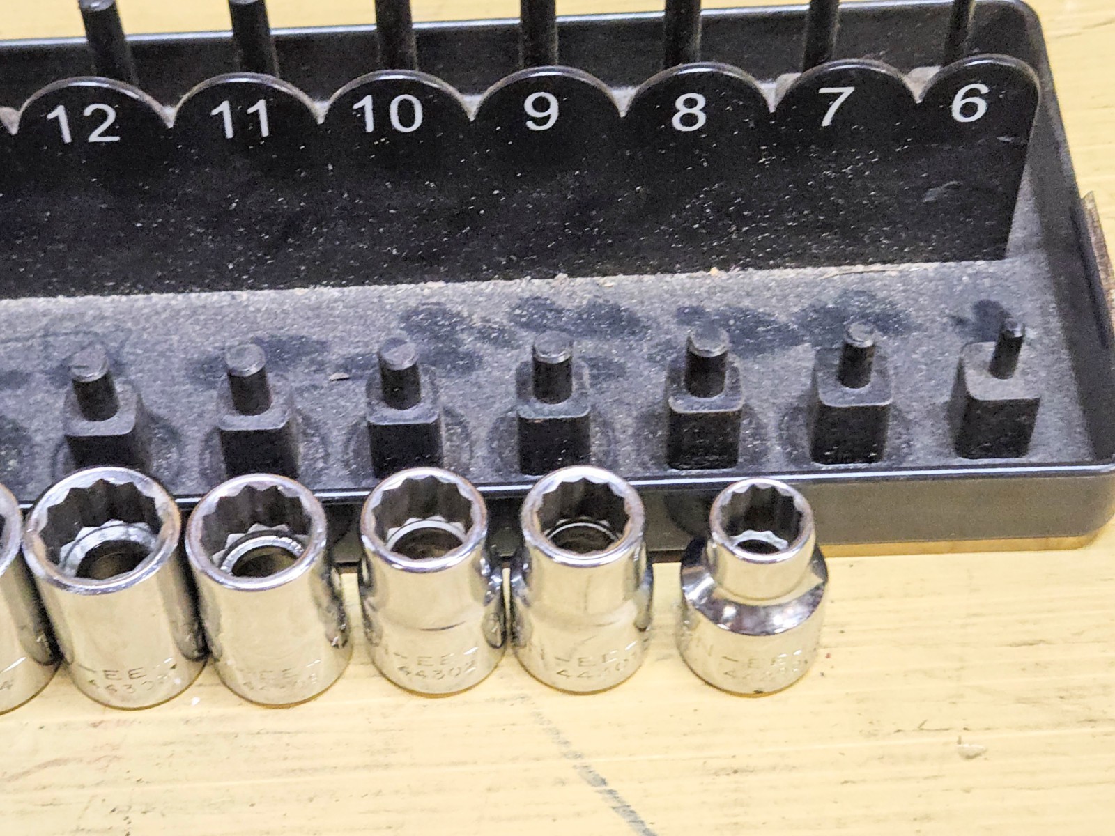 Vintage Craftsman 3/8” Drive Metric 12PT Socket Set USA 8mm-19mm