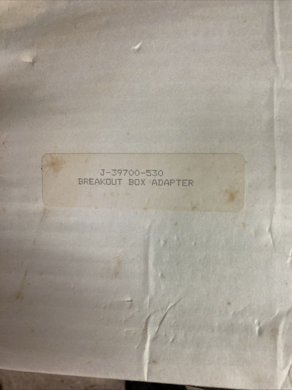 Kent Moore KM GM J-39700-530 Breakout Box Adapter with Overlay + J39700 325