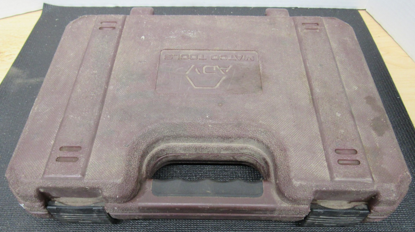 Matco SAP486V 48pc 1/4″ Metric/SAE 6pt ADV Standard/Deep Impact Socket Set READ