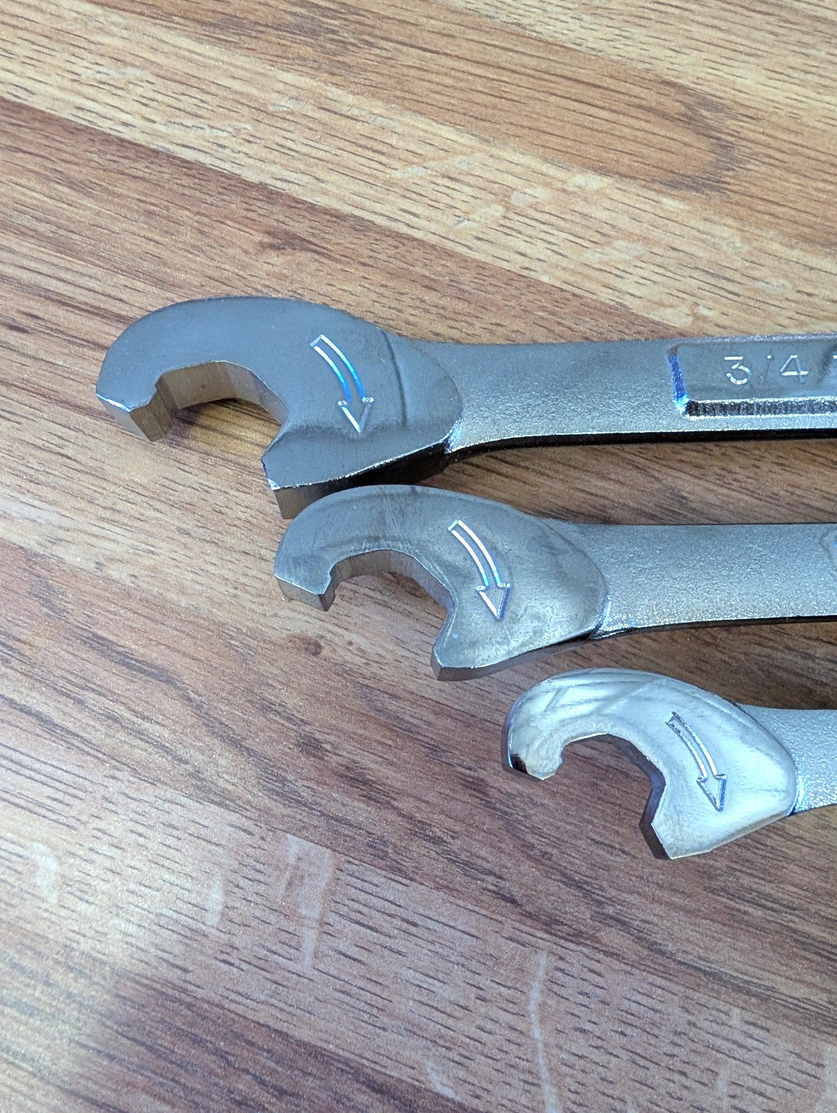 CRAFTSMAN SAE 42512 EXTREME GRIP 3 PC WRENCH SET USA 7/16″-3/4″ Never Used