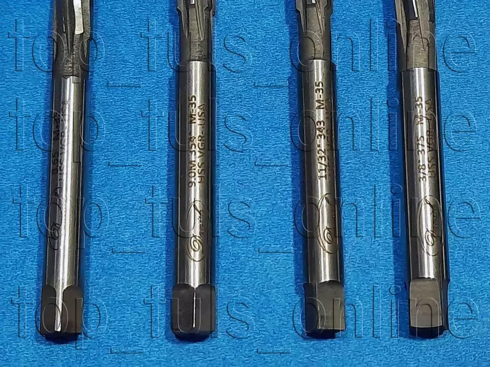 15x VALVE GUIDE HSS REAMER KIT CHEVY,FORD,HARLEY 310,311,343,315,317,318,327,275