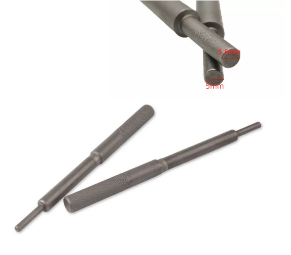 Motorcycle Engine Valve Guide Pilots Drift Punch Removal Repair Tool 5mm & 5.5mm