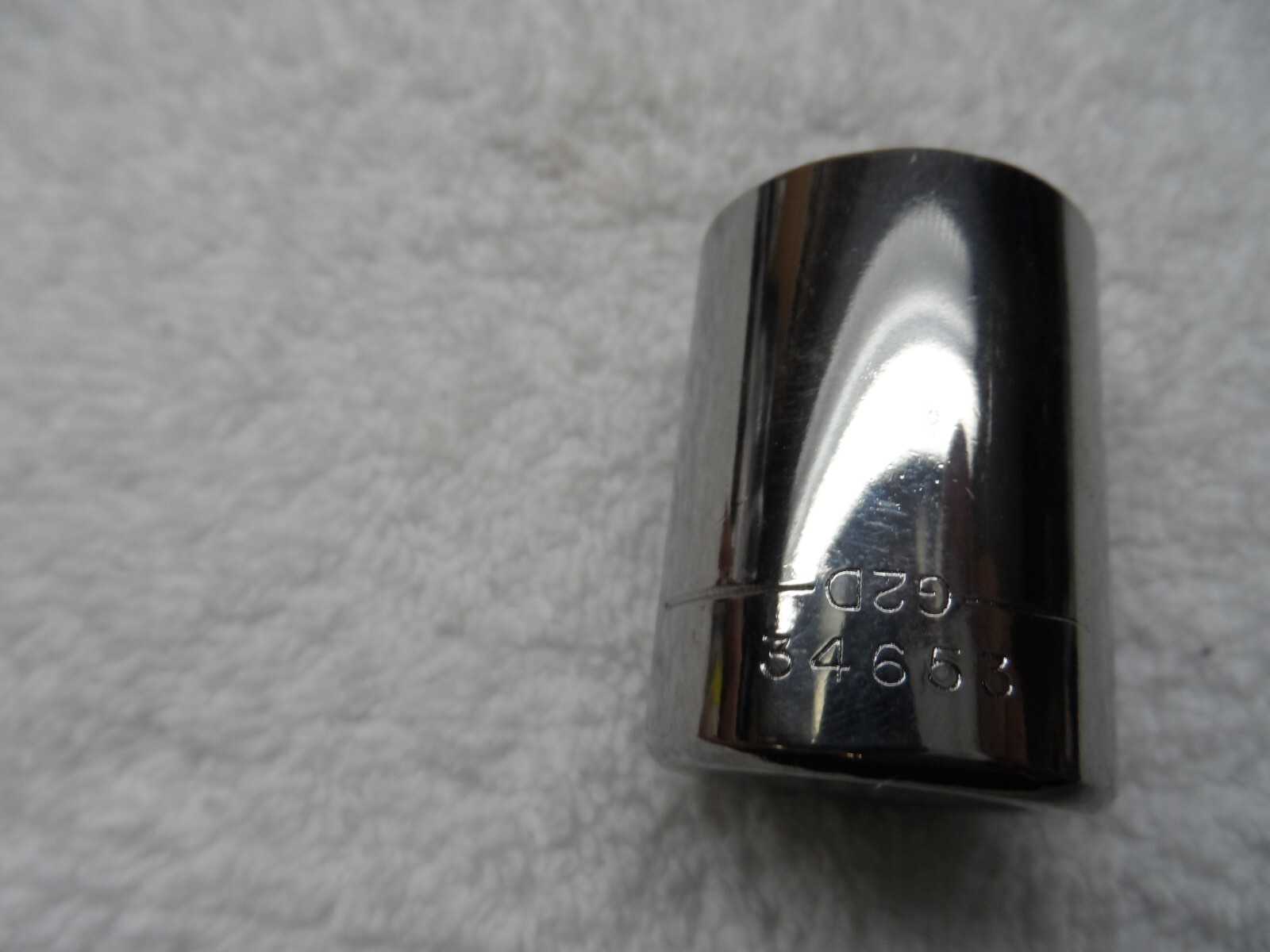 Craftsman 1/2″ Drive Standard SAE Socket, 13/16″ laser 12 pt USA G2D – PN 34653