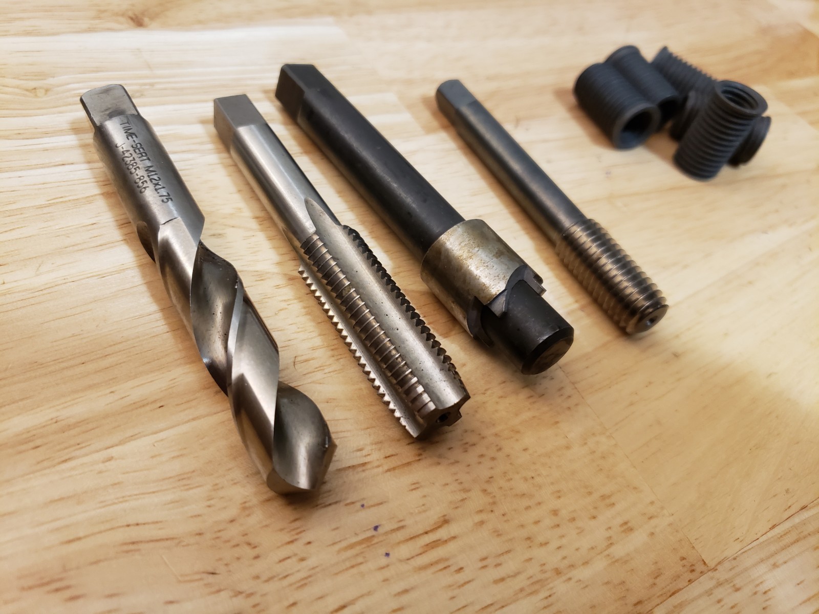 Time Sert M12x1.75 Thread Repair Kit Tap 12mm Metric Insert 24mm Long