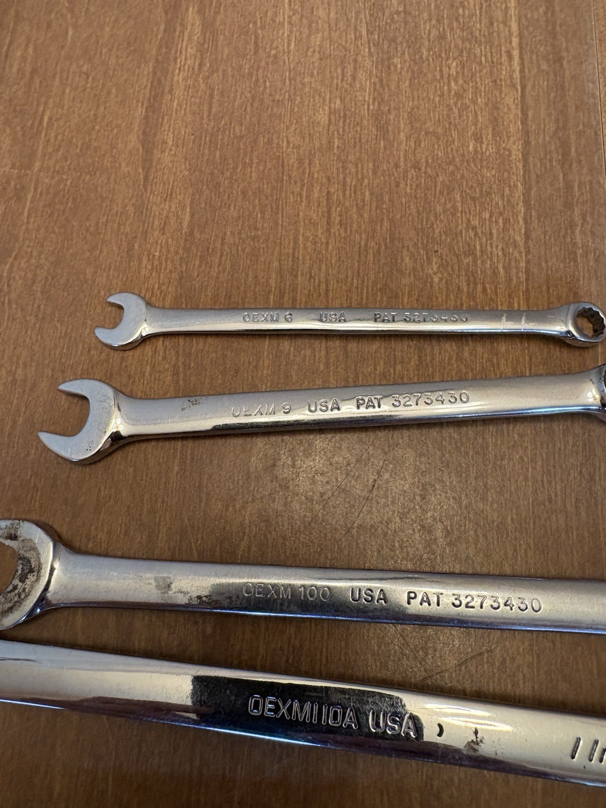 7pc. Snap On Metric 12pt. Combination Wrench Set OEXM 6,9,10,11,12,14,17MM