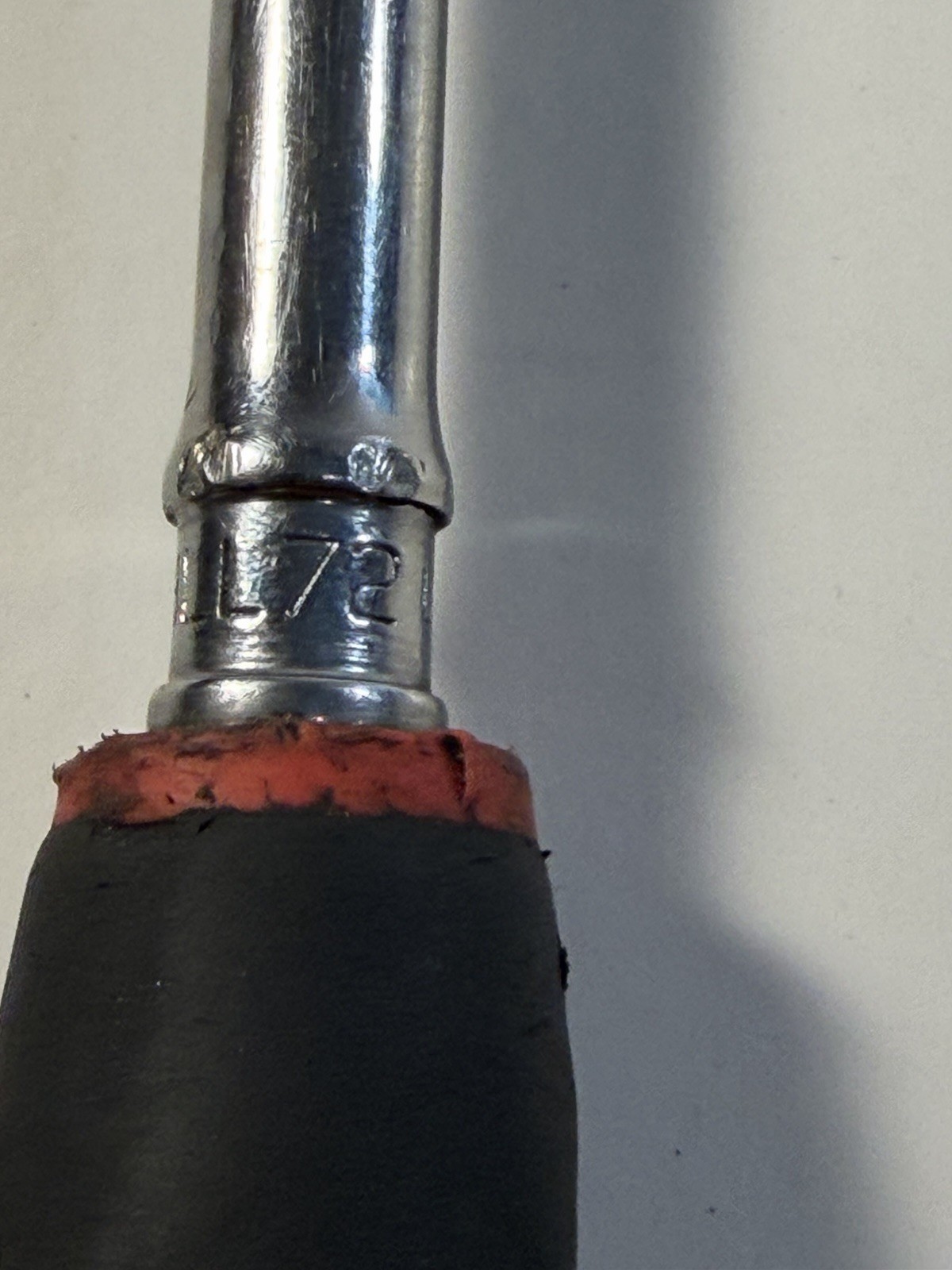 Snap On 1/4 Ratchet 9 3/4″ THLL72 Red Soft Grip USA