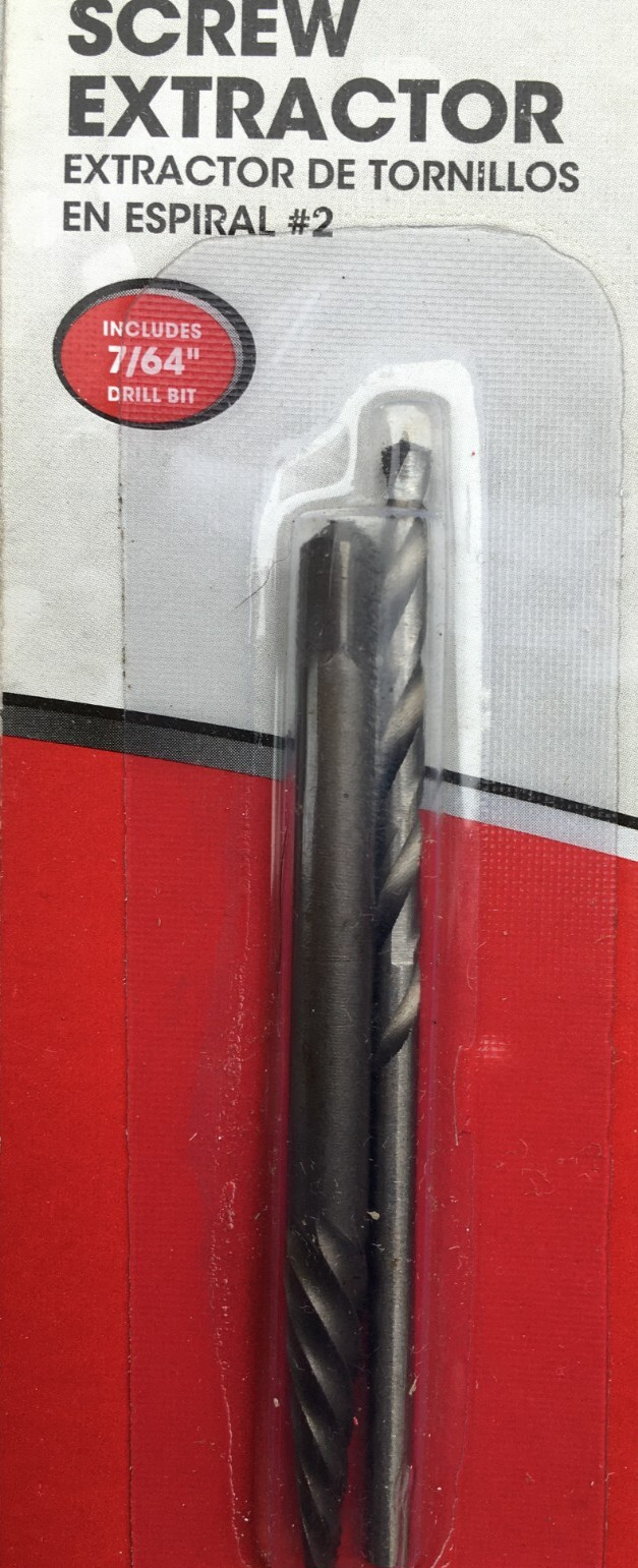 #2 SCREW BOLT EXTRACTOR REMOVER EASY OUT WITH DRILLS BIT