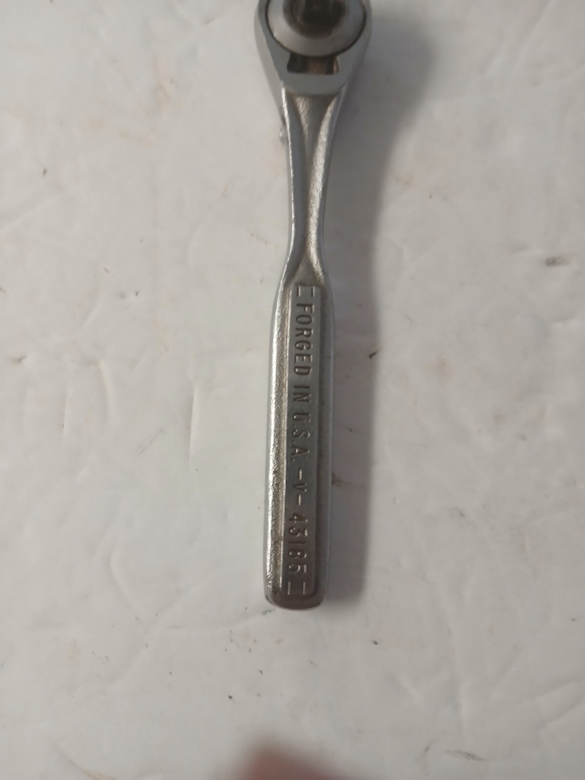 Craftsman 1/4″ Drive Quick Release Ratchet, No. 43185, -V- series, USA, Oil Port