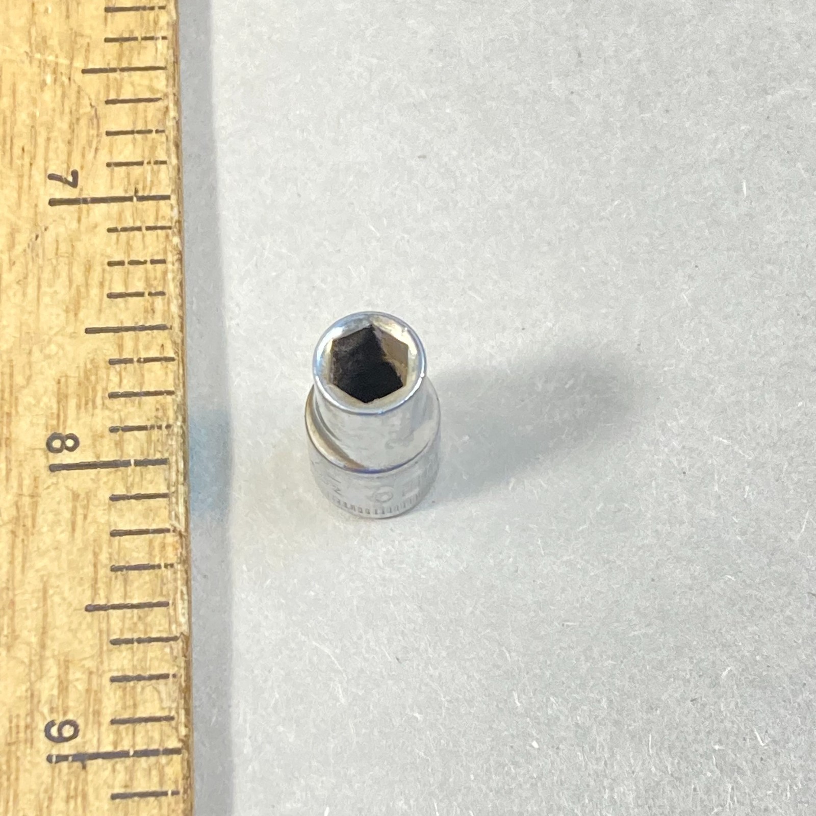 Craftsman 6 mm Socket Metric 1/4″ Drive 6 Point -V- #43502 USA
