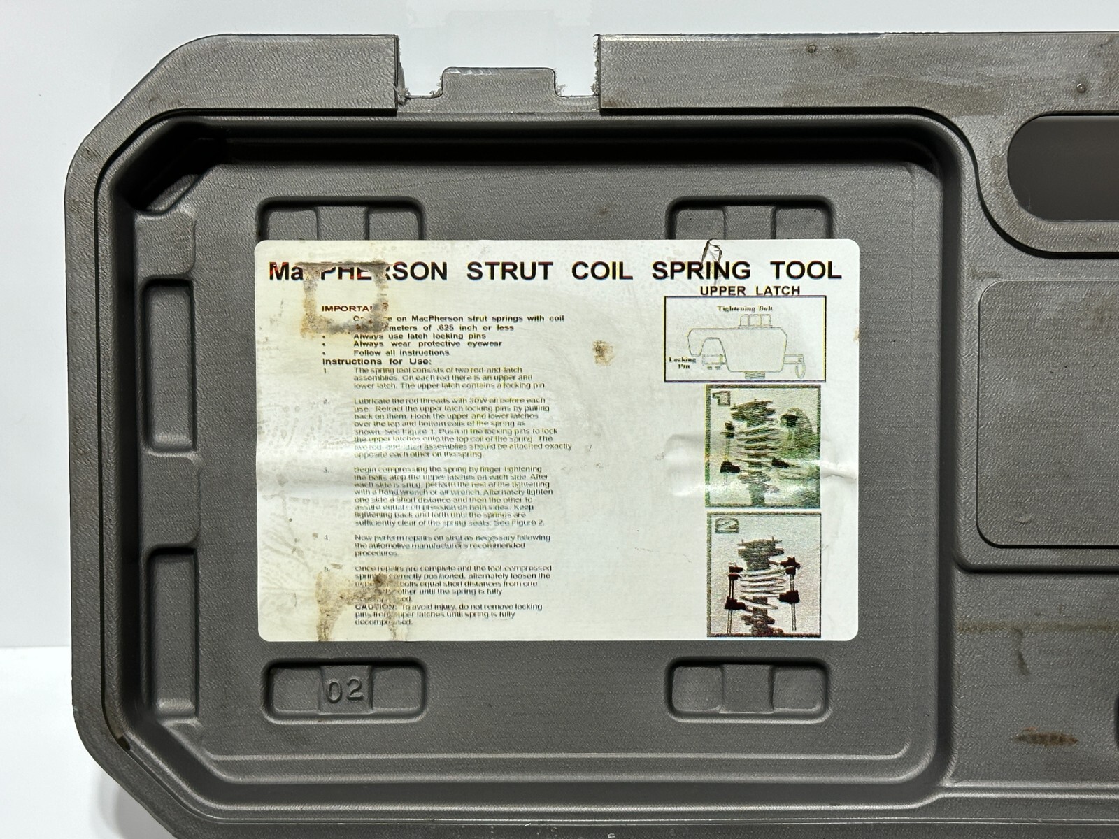 Blue Point Tools MSCS1000 Master Spring Compressor Set in Hard Case