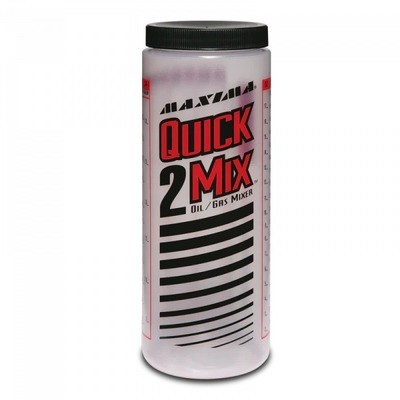 Maxima Racing 10120, One 2-Stroke Mixing Bottle Quick 2 Mix oz mL/CC Ratio