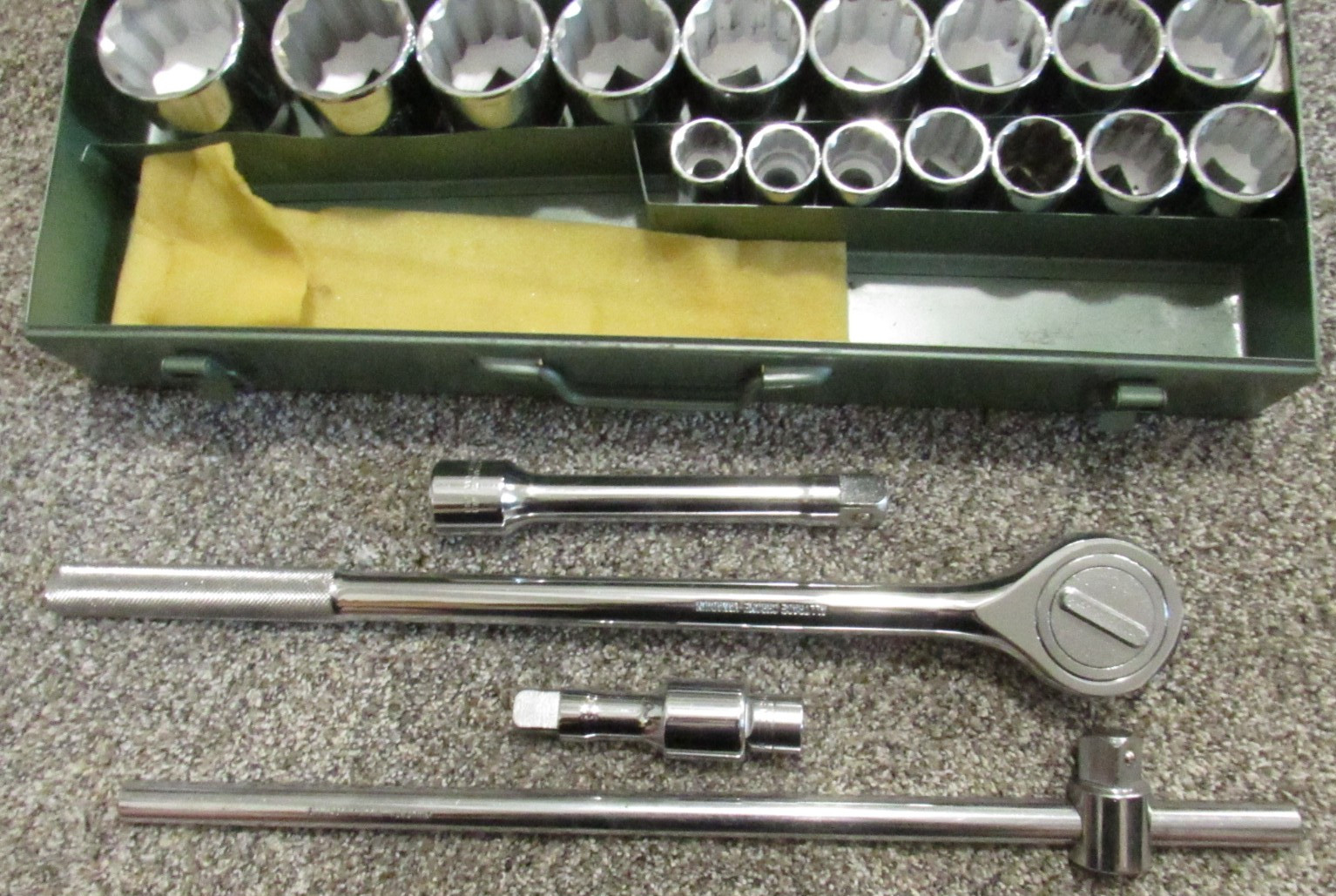 Alltrade Professional 21 Piece 3/4″ Drive Socket Set # 418-T-21 Vanadium NICE
