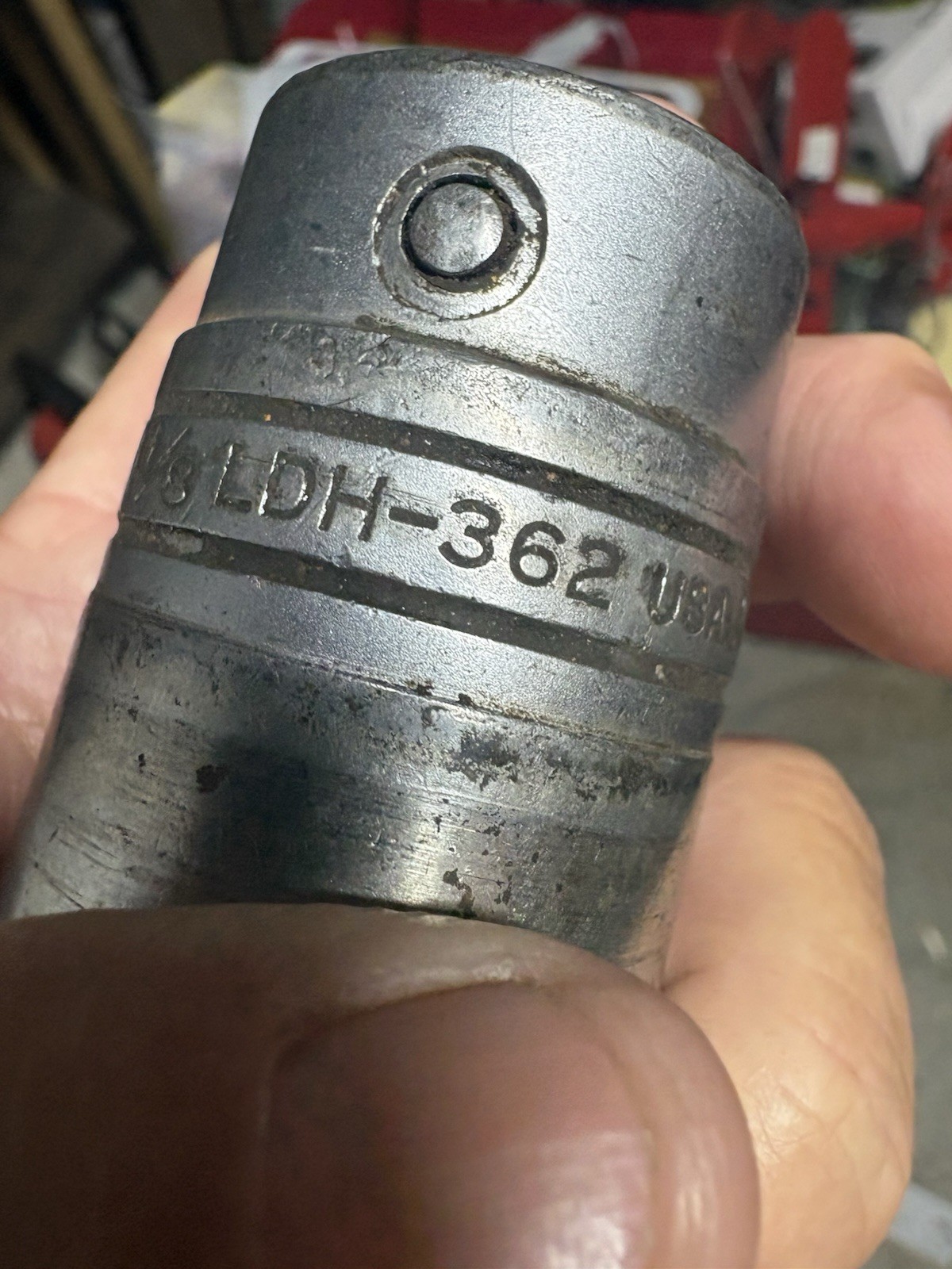 Snap-on 3/4″ Drive1-1/8″ 12PT SAE Socket LDH362, Used & Worn. (17)