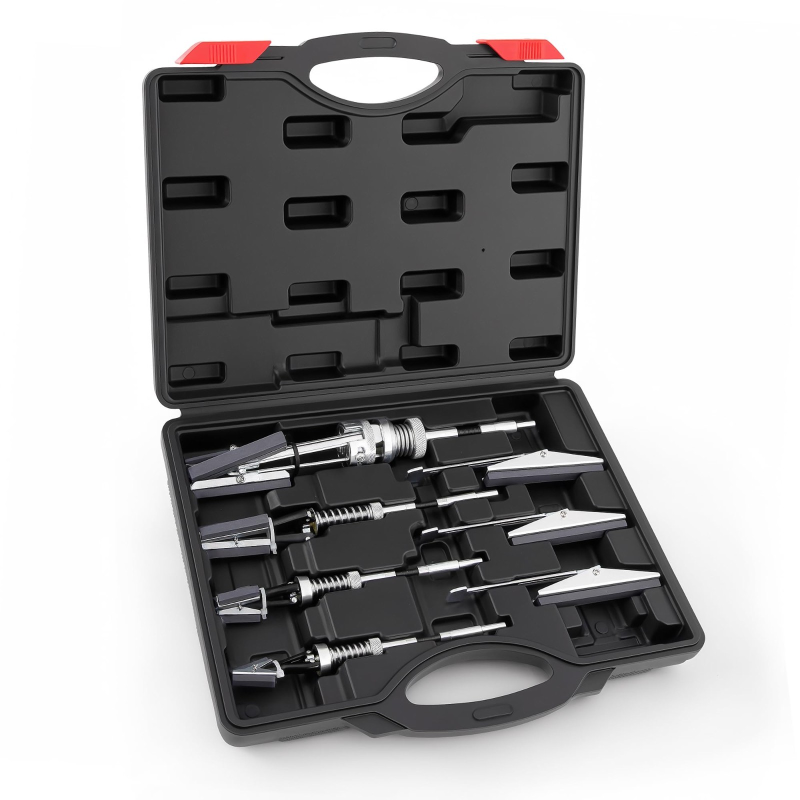 7PCS Adjustable Cylinder Hone Tool Set for 3-7″ Engines, Piston Servicing Kit, 2