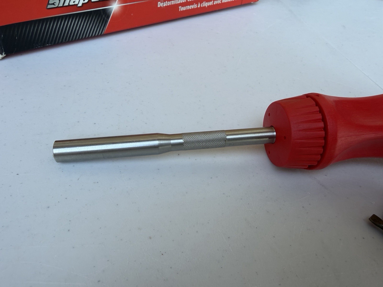 Snap-on Tools USA NEW RED Hard Handle Ratcheting Screwdriver SSDMR4BR