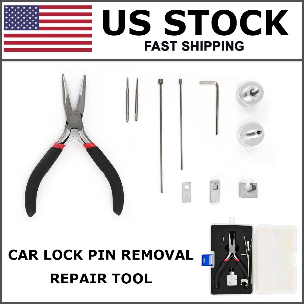 For Honda Car Lock Cylinder Pin Removal Ignition Repair Tool Disassembly Tool US