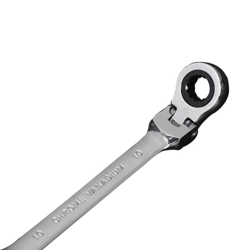 10mm Metric Flexible Head Ratcheting Wrench Spanner Tool Metric Flex Head