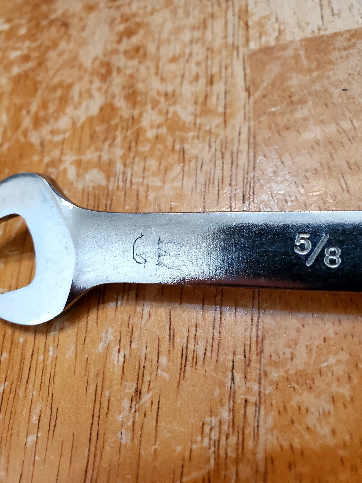 Snap On 5/8-11/16 Low Torque Slime Line Open End Wrench LTA2022