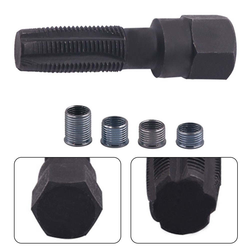 Replacement Reamer Tap Tool Rethread Repair Kit Steel Vehicle Accessories New
