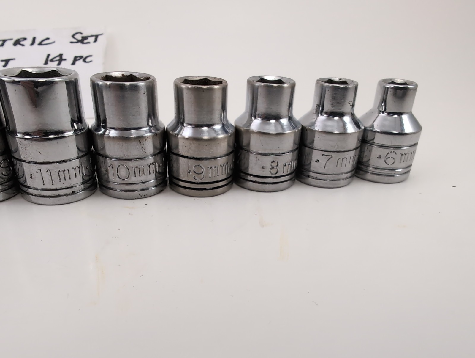 S-K METRIC 3/8″dr 6pt 14pc Set 6mm-19mm – Made in USA – SUPERB!!!