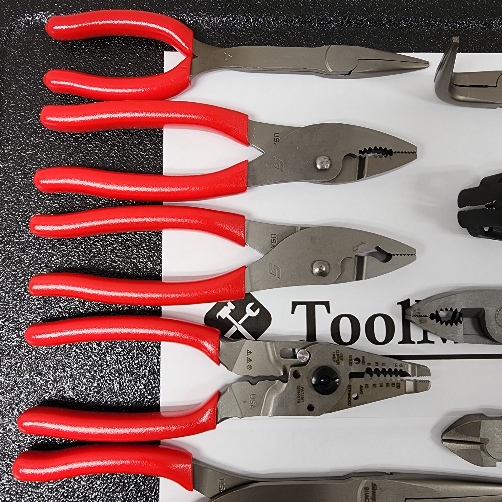 Snap-on Tools USA NEW 15pc RED Master Plier/Cutter/Stripper Set LN46ACF + MORE
