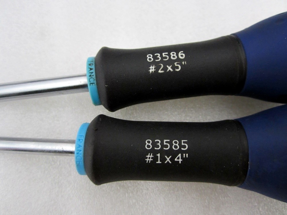 S-K Tools 9pc Slotted Phillips PoziDriv Screwdriver Set Facom SK France