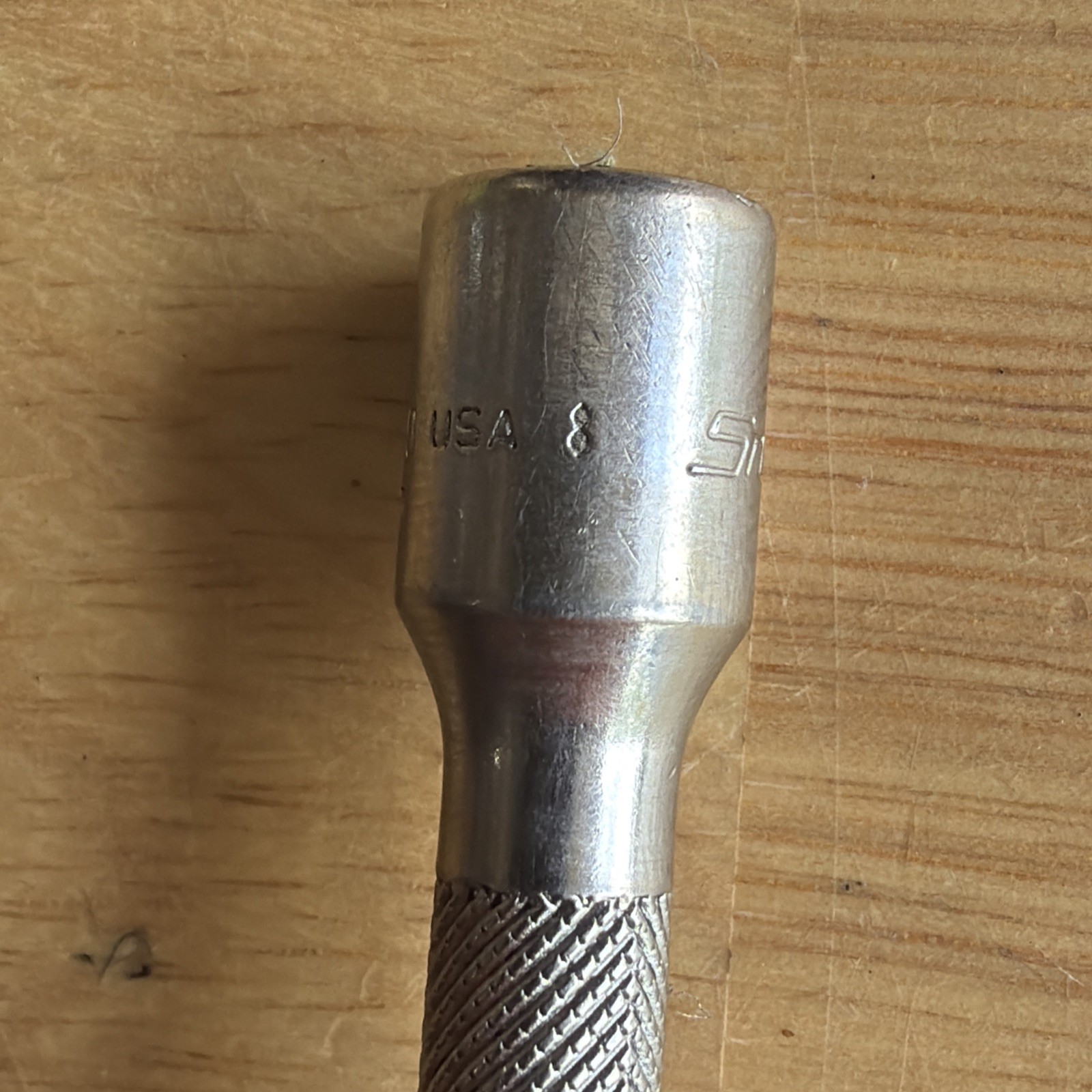 Snap On Tools 6″ Long Socket Extension 1/4″ Drive Knurled TMXK60 Made in USA