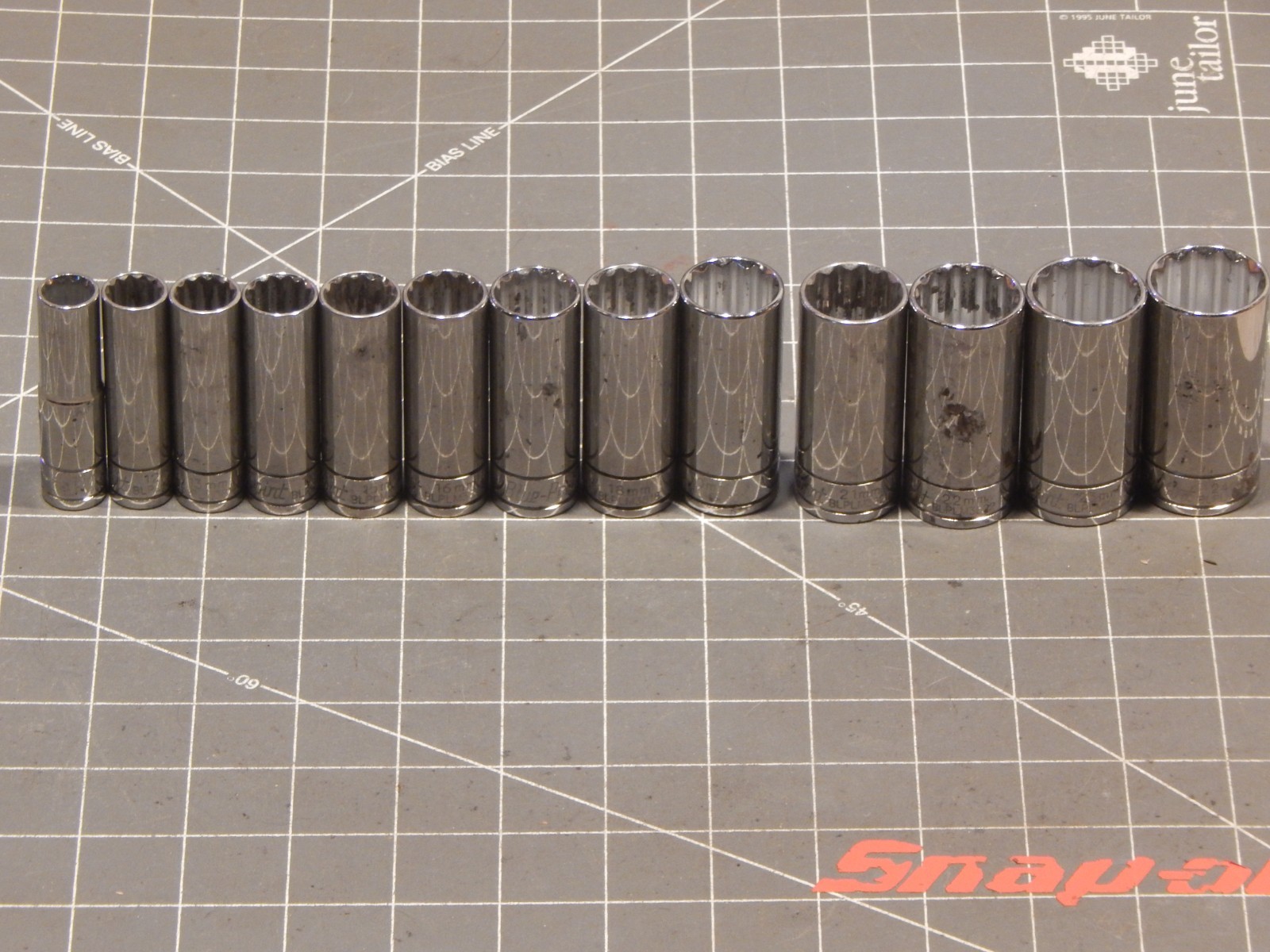 Blue Point 13 OF 15 Pc Metric 3/8″ Drive Deep Socket Set 10MM 24MM 12Pt Dr