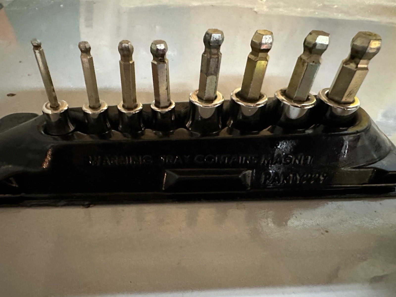 Snap On 8 Piece Metric Ball Hex Socket Set Combination Drive 208EFTABMY